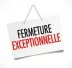 Club sera exceptionnellement fermé